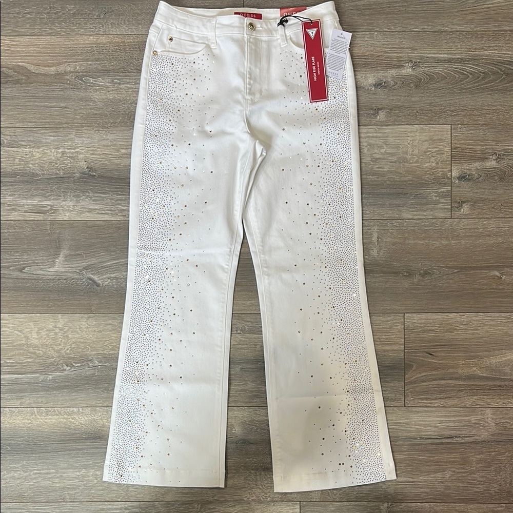 NEW YEAR 20% OFF White GUESS Women's Jeans